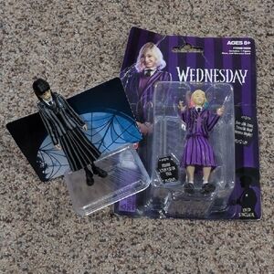 Wednesday Addams & Enid 3.75 Figures